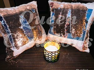 Sequins Memorial pillows